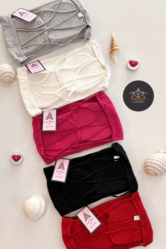 نیم تنه دکلته پشت ضربدری دخترانه کبریتی کد 1050 چین