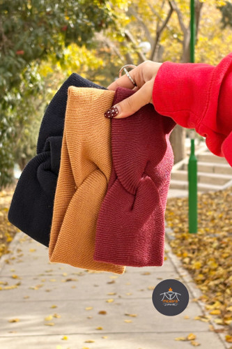 هدبند زنانه بافت گره ای کبریتی کد 1030