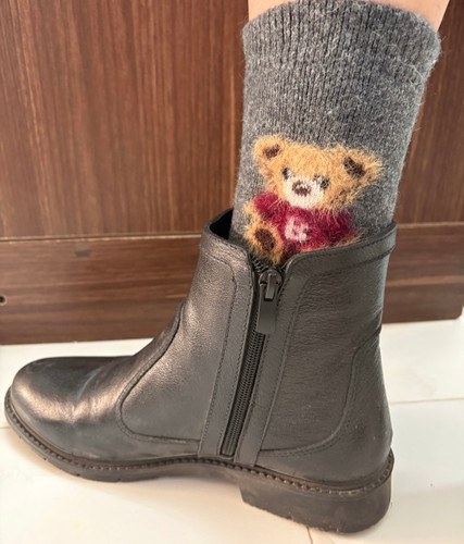 جوراب ساق دار زنانه موهر حوله ای تدی کد 1024 کوکو هنا