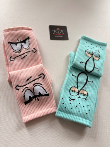 جوراب ساق دار دخترانه انیمیشینی کد 1020 لادن