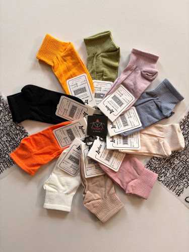 جوراب مچی زنانه کبریتی رنگی کد 1001 لادن